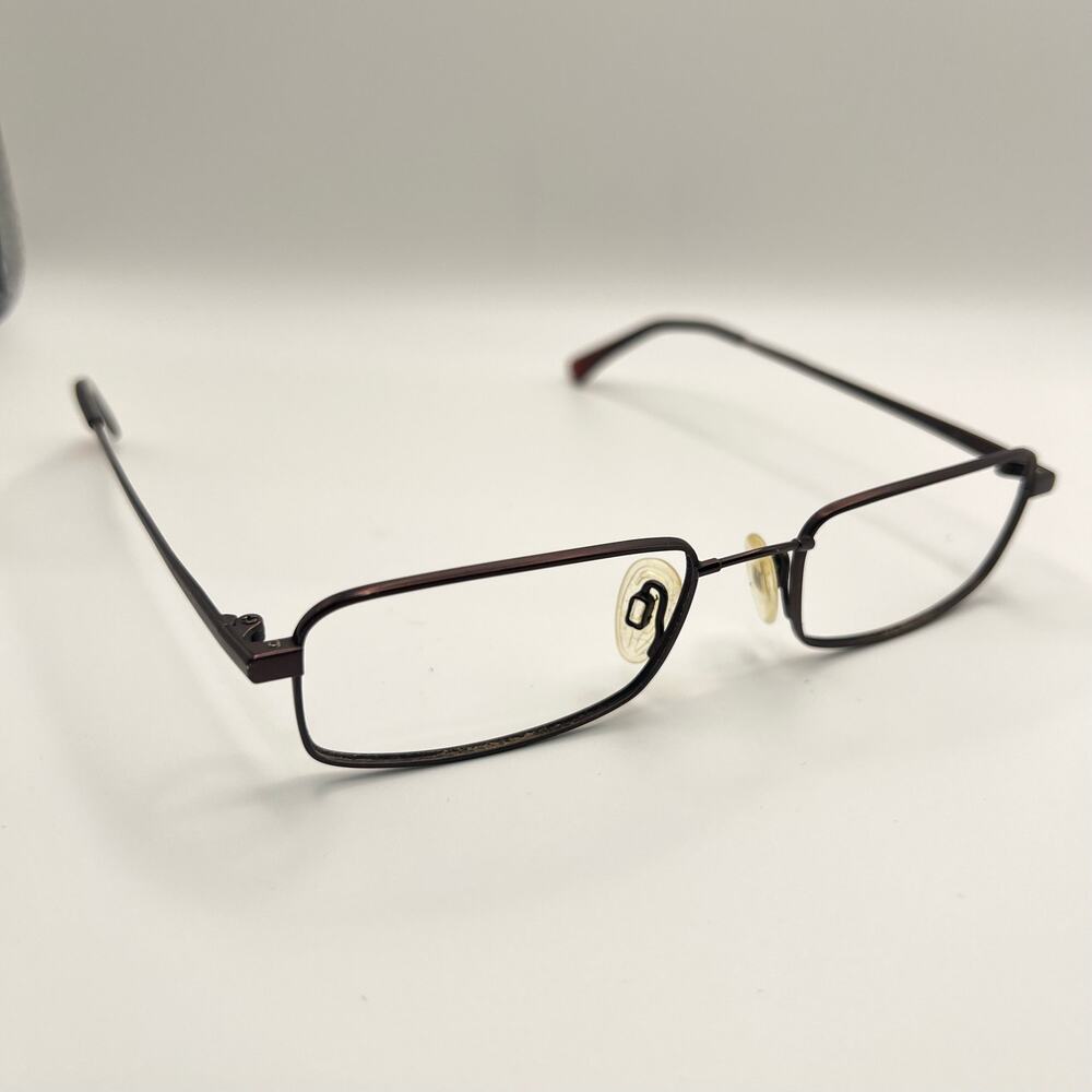 Marchon Autoflex 76 With Flexon Eyeglasses Matte Coffee Frames Only 52-18-140